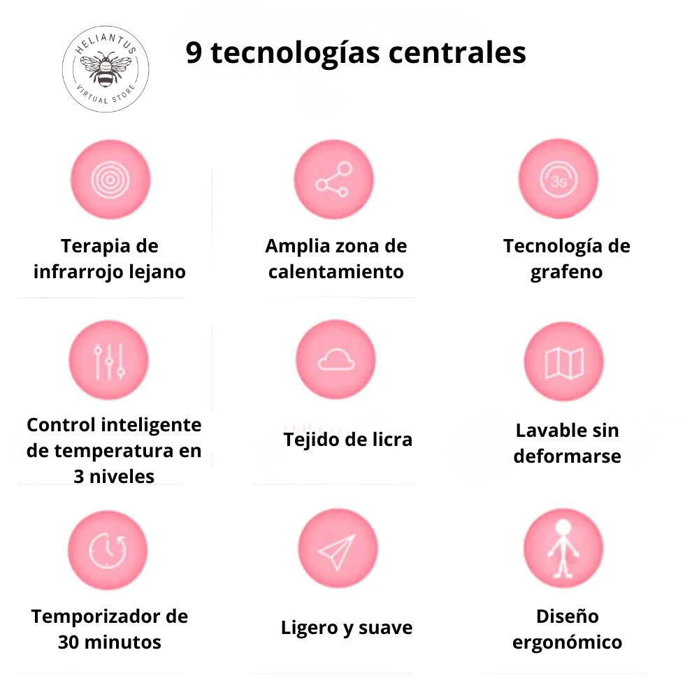 Cinturón de alivio del dolor menstrual