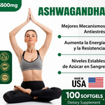 ASHWAGANDHA - Reduce cortisol & estrés +ENVÍO GRATIS